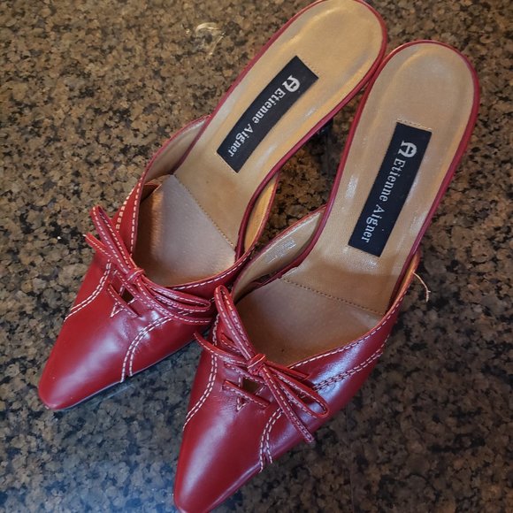 Etienne Aigner Shoes - EITENNE AIGNER RED HEELS